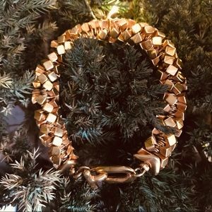 Matte Gold Plated Vintage Bracelet